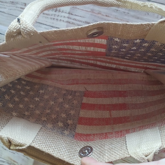 Burlap flag bag - Picture 3 of 3